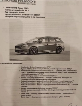 Ford Focus cena 60000 przebieg: 185000, rok produkcji 2016 z Mszczonów małe 277